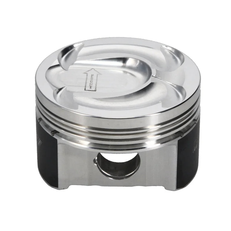 Manley Ford 2.0L EcoBoost 87.5mm STD Size Bore 9.3:1 Dish Piston - SINGLE - Side View