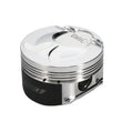 Load image into Gallery viewer, Manley Ford 3.5L Ecoboost 3.642in Bore 1.239in Comp Height -5.0cc Dish Piston Set - Installation View