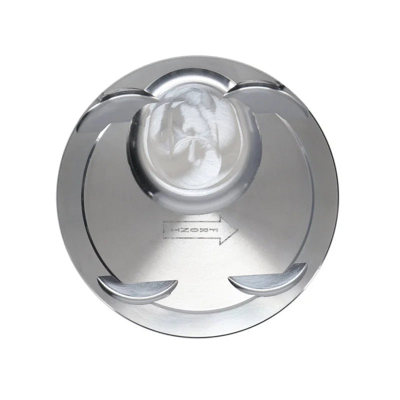Manley Ford 3.5L Ecoboost 3.642in Bore 1.239in Comp Height -8.5cc Dish Extreme Duty Piston Set - Side View