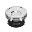 Load image into Gallery viewer, Manley Ford 3.5L Ecoboost 3.642in Bore 1.239in Comp Height -8.5cc Dish Extreme Duty Piston Set - Back View