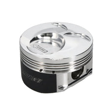 Load image into Gallery viewer, Manley Ford 3.5L Ecoboost 3.652in Bore 1.239in 10.0:1 CR -0.5cc Dome Extreme Duty Piston Set - Side View
