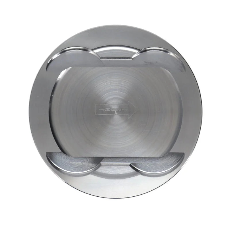 Manley Ford 3.7L Cyclone 3.780in Bore +2.0cc Coated Dome Platinum Series Pistons - Side View
