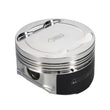Load image into Gallery viewer, Manley Ford 3.7L Cyclone 3.780in Bore +2.0cc Coated Dome Platinum Series Pistons - Back View