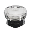 Load image into Gallery viewer, Manley Ford 3.7L Cyclone 3.780in Bore +2.0cc Coated Dome Platinum Series Pistons - Installation View