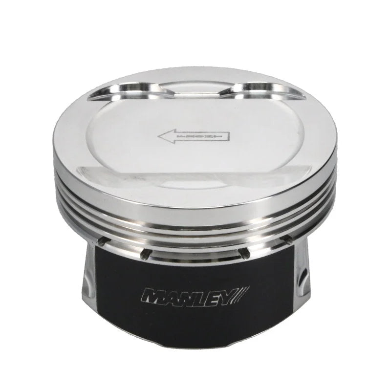 Manley Ford 3.7L Cyclone V6 3.770in Bore 1.239in Comp Height -5.0cc Extr Duty Piston Set - Set of 6 - Installation View
