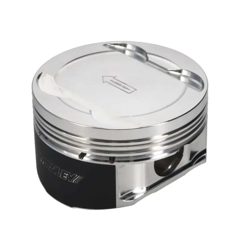 Manley Ford 3.7L DOHC Cyclone V6 Piston Set - 3.780in Bore 1.239in CH, -5.00 CC - Side View
