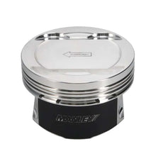 Load image into Gallery viewer, Manley Ford 3.7L DOHC Cyclone V6 Piston Set - 3.780in Bore 1.239in CH, -5.00 CC - Back View