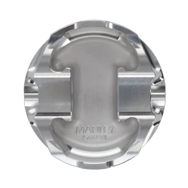 Manley Ford 4.6L 3.582in Bore 3.750in Stroke -14cc Dome Platinum Series Piston Set - Back View
