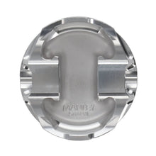 Load image into Gallery viewer, Manley Ford 4.6L 3.582in Bore 3.750in Stroke -14cc Dome Platinum Series Piston Set - Back View