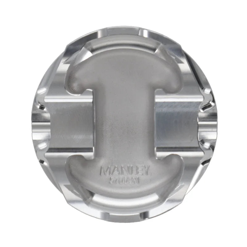 Manley Ford 4.6L 3.700in Bore 3.543in Stroke -14cc Dome Platinum Series Piston Set - Side View
