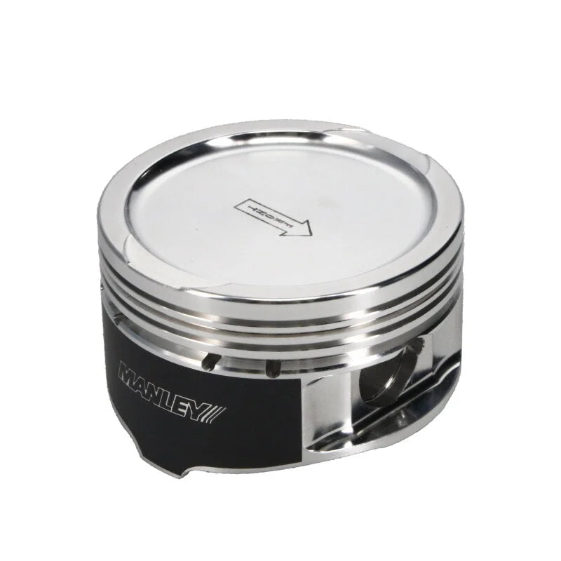 Manley Ford 4.6L Modular V8 Piston Set - 3.552in Bore 1.220in CH, -6.50 CC - Side View