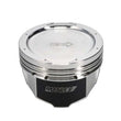 Load image into Gallery viewer, Manley Ford 4.6L Modular V8 Piston Set - 3.572in Bore 1.200in CH, -14.00 CC - Back View