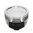 Load image into Gallery viewer, Manley Ford 4.6L Modular V8 Piston Set - 3.582in Bore 1.200in CH, -11.00 CC - Installation View