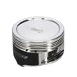 Load image into Gallery viewer, Manley Ford 4.6L Modular V8 Piston Set - 3.582in Bore 1.200in CH, -23.00 CC - Back View