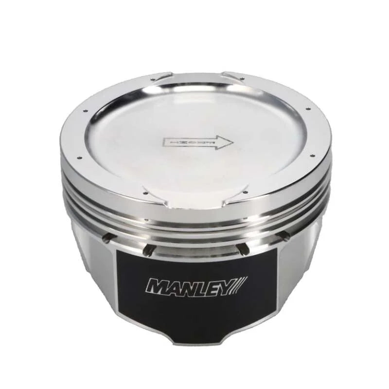 Manley Ford 4.6L Modular V8 Piston Set - 3.700in Bore 1.200in CH, -14.00 CC - Side View