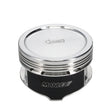 Load image into Gallery viewer, Manley Ford 4.6L Modular V8 Piston Set - 3.700in Bore 1.220in CH, -11.00 CC - Back View