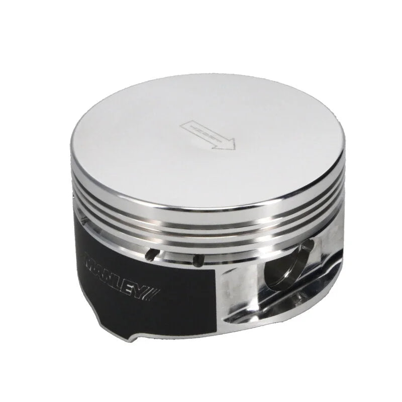 Manley Ford 4.6L Modular V8 Piston Set - 3.700in Bore 1.220in CH, 0.00 CC - Side View