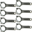 Load image into Gallery viewer, Manley Ford 4.6L Modular V8 Stroker 22mm Pin 5.85in Length Pro Series I Beam Connecting Rod Set - Side View