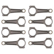 Load image into Gallery viewer, Manley Ford 4.6L Modular V8 Stroker 22mm Pin 5.85in Length Pro Series I Beam Connecting Rod Set - Back View