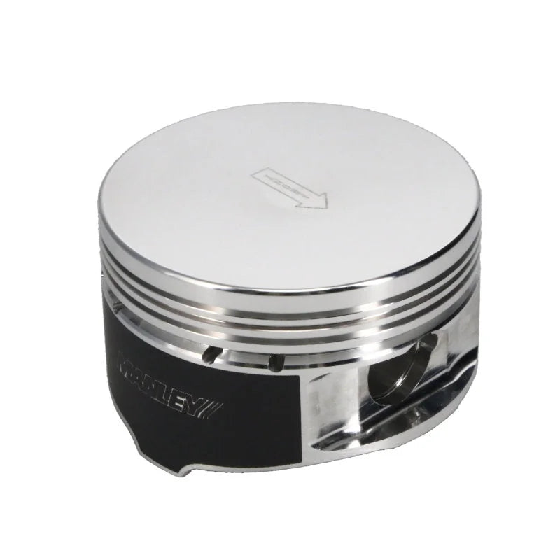 Manley Ford 4.6L/5.4L (3Valve) Flat Top Forged Aluminum 3.572in Bore 0cc Dome Piston Set - Main Product View
