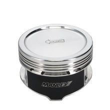 Load image into Gallery viewer, Manley Ford 4.6L/5.4L DOHC 3.572in Bore -11cc Dish Extreme Duty Piston Set - Back View