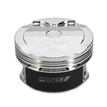 Load image into Gallery viewer, Manley Ford 5.0L Modular Coyote V8 3.662in Bore 1.165in CH 6.75 CC Piston Set - Back View