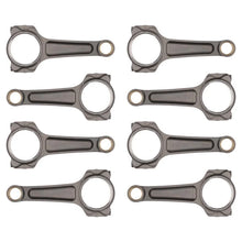 Load image into Gallery viewer, Manley Ford 5.4L Modular V-8 22mm Pin 628 Grams Lightweight Pro Series I Beam Connecting Rod Set - Side View