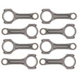 Load image into Gallery viewer, Manley Ford 7.3L Powerstroke 7.128in Center-to-Center Pro Series I Beam Connecting Rods - Back View