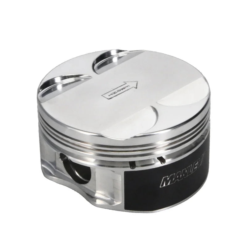 Manley Ford Coyote 5.0L DOHC -2.5cc Flat Top 3.630in Bore Piston Set - Back View