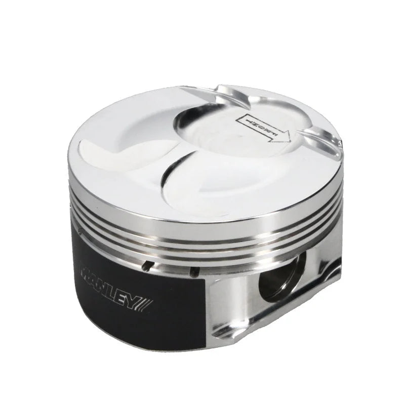 Manley Ford EcoBoost 3.5L 3.642in Bore 10:1 CR Piston Set - Back View