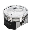 Load image into Gallery viewer, Manley Ford EcoBoost STD Stroke 87.6mm STD Bore 9.5:1 CR Dish Piston Set - Back View