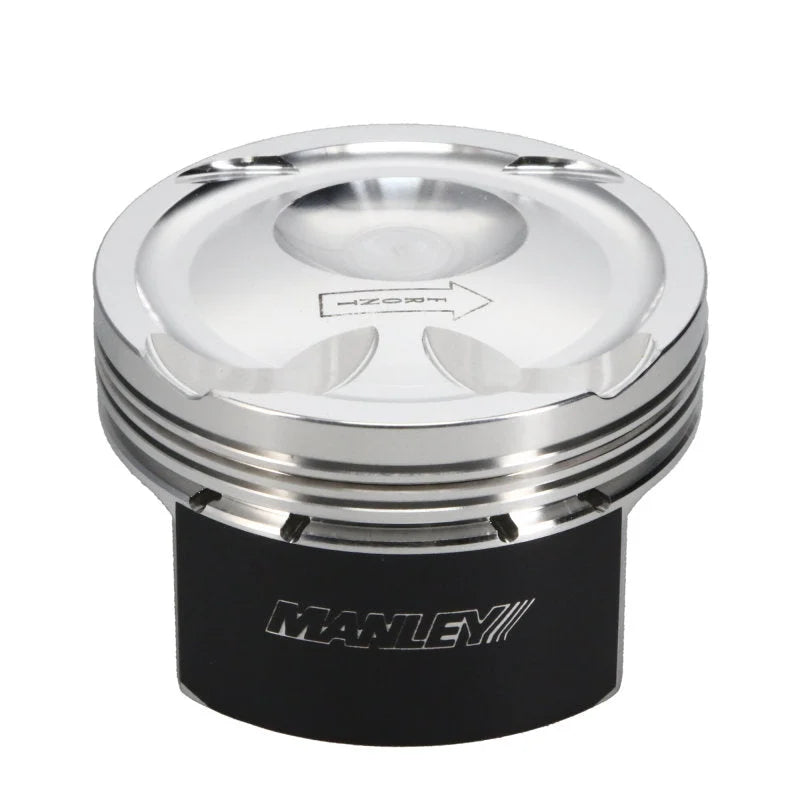 Manley Ford EcoBoost STD Stroke 87.6mm STD Bore 9.5:1 CR Dish Piston Set - Installation View