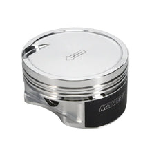 Load image into Gallery viewer, Manley Ford Raptor 6.2L SOHC 2 Valve -12cc Dish 4.0200in Bore Piston Set - Side View