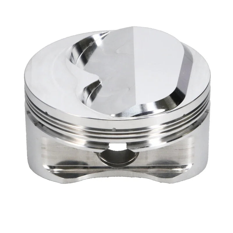 Manley Kit Chevrolet Small Block Platinum Series Piston Set - 4.125 in. Bore 1.0 in. CH -20.0 CC - Installation View