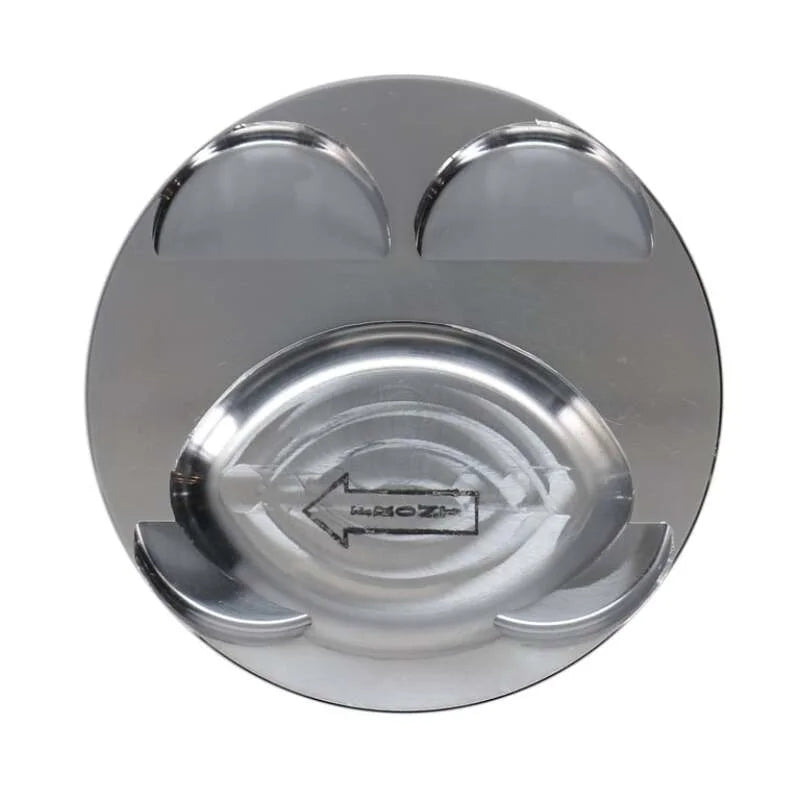 Manley Mazda 94mm 87.5mm Standard Bore 9.5 CR Dish Type Platinum Series Piston w/Rings - Single - Installation View