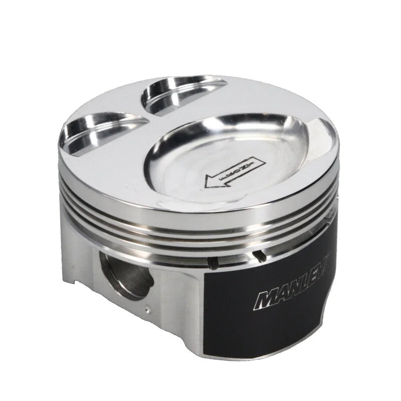 Manley MazdaSpeed 3 MZR 2.3L 87.75mm Bore -13.3cc Dome 9.5:1 CR Piston w/ Rings - Single - Side View