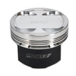 Load image into Gallery viewer, Manley Mitsubishi 2.0L 4B11T Piston Set - 86.00mm Bore 1.155in CH, -3.50 CC - Back View