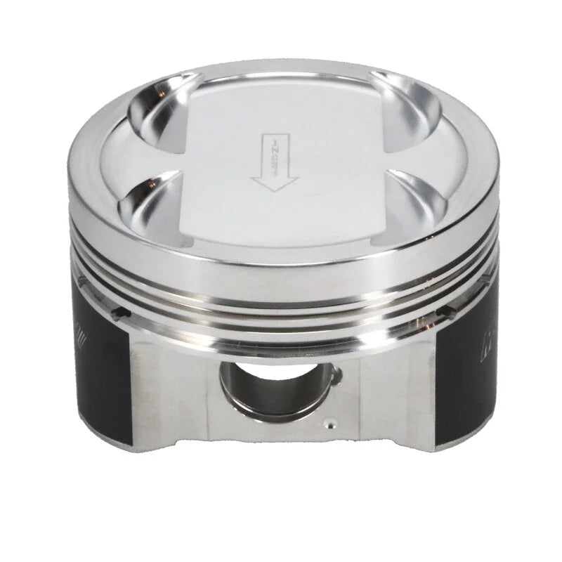 Manley Mitsubishi 2.0L 4B11T Piston Set - 86.00mm Bore 1.155in CH, -3.50 CC - Installation View