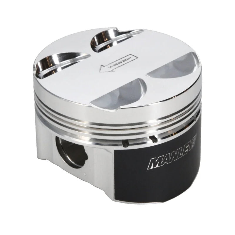 Manley Mitsubishi 2.0L 4G63 Piston Set - 85.00mm Bore 1.375in CH, -8.00 CC - Side View