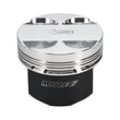 Load image into Gallery viewer, Manley Mitsubishi 2.0L 4G63 Piston Set - 85.00mm Bore 1.375in CH, -8.00 CC - Back View