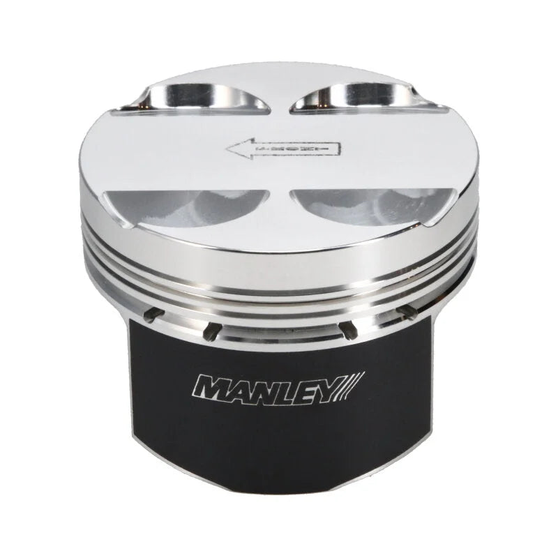Manley Mitsubishi 2.0L 4G63 Piston Set - 85.00mm Bore 1.375in CH, -8.00 CC - Back View