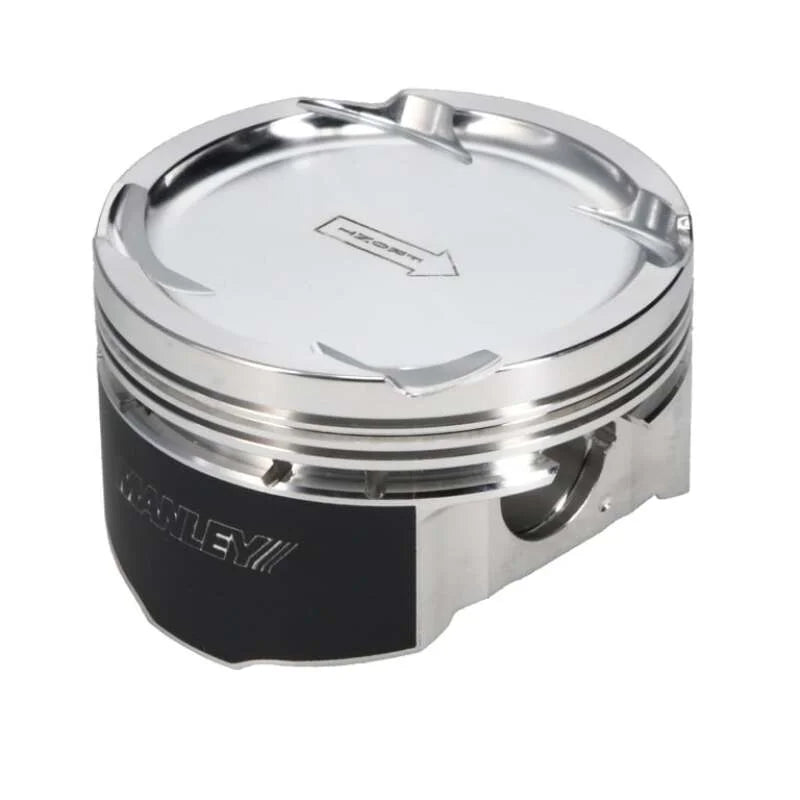 Manley Mitsubishi 2.0L 4G64 Piston Set - 87.00mm Bore 1.375in CH, -23.50 CC - Back View