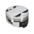 Load image into Gallery viewer, Manley Mitsubishi 4B11 86.5mm Bore 10.0:1 CR -3.5cc Dish Turbo Tuff Piston Set w/ Rings - Main Product View