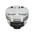 Load image into Gallery viewer, Manley Mitsubishi 4B11 86.5mm Bore 10.0:1 CR -3.5cc Dish Turbo Tuff Piston Set w/ Rings - Back View
