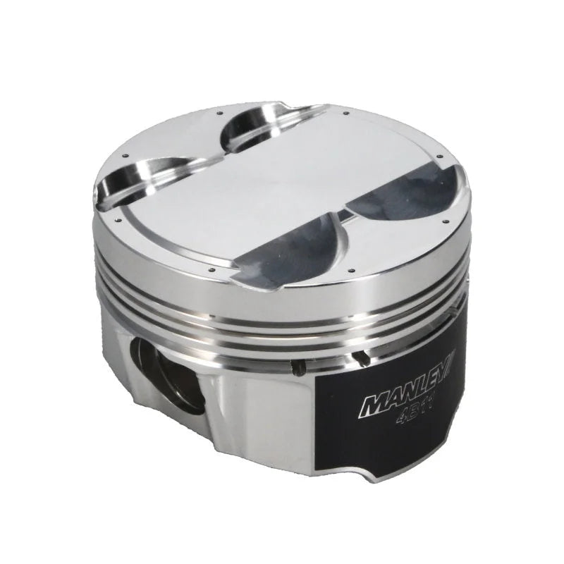 Manley Mitsubishi 4B11 86.5mm Bore 9.0:1 CR -5cc Dish Turbo Tuff Piston Set w/ Rings - Additional View 5