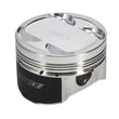 Load image into Gallery viewer, Manley Mitsubishi 4G63 Forged Dish Piston Set - 85.50mm Bore 10.50:1 - Side View