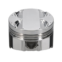 Load image into Gallery viewer, Manley Mitsubishi 4G63/4G63T EVO VIII/IX 85.5mm Bore 10.0:1 Comp Flat Top Pistons w/Rings (ED) - Main Product View