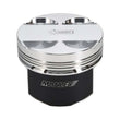 Load image into Gallery viewer, Manley Mitsubishi 4G63/4G63T EVO VIII/IX 86mm +1mm 9.0:1 Extreme Duty Dish Pistons w/ Rings - Back View