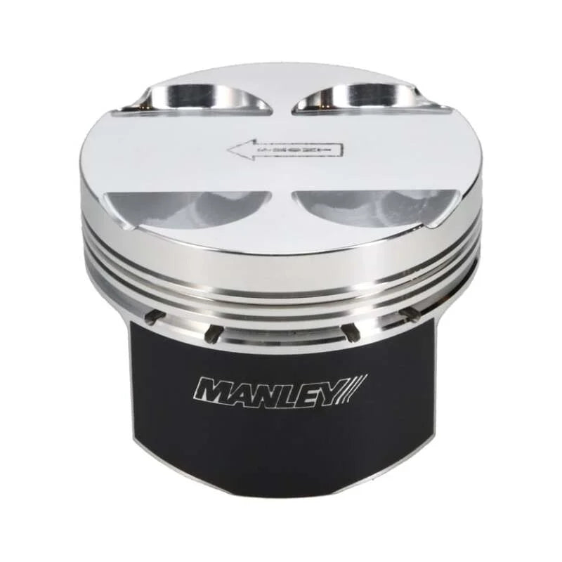 Manley Mitsubishi 4G63/4G63T EVO VIII/IX 86mm +1mm 9.0:1 Extreme Duty Dish Pistons w/ Rings - Back View