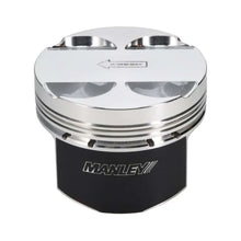 Load image into Gallery viewer, Manley Mitsubishi 4G63/4G63T EVO VIII/IX 86mm +1mm 9.0:1 Extreme Duty Dish Pistons w/ Rings - Back View